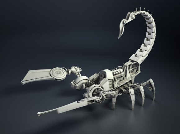David Alvarez' initial Scorpion model