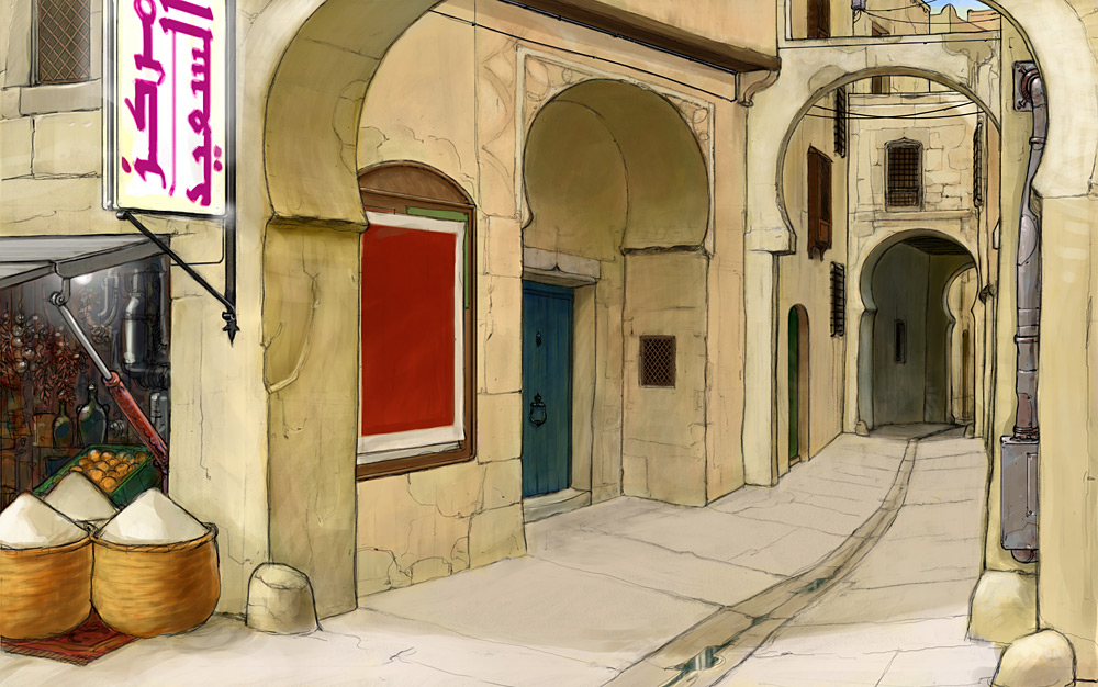 The Medina alley